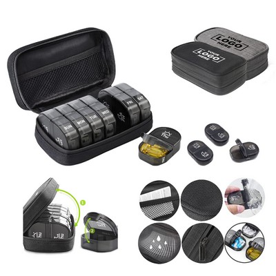 Canvas Weekly Pill Storage Organizer