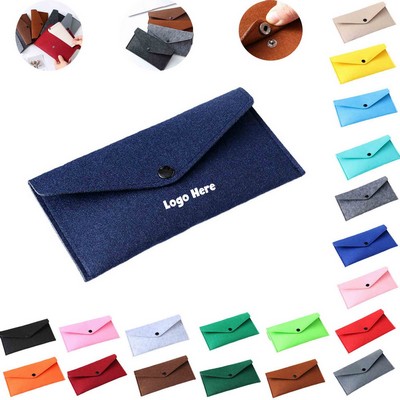 Felt Cellphone Sleeve Case Pouch
