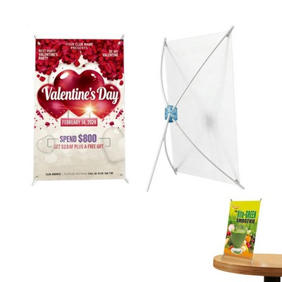 A3 Portable X Banner Stand for Promotional Advertising Displays