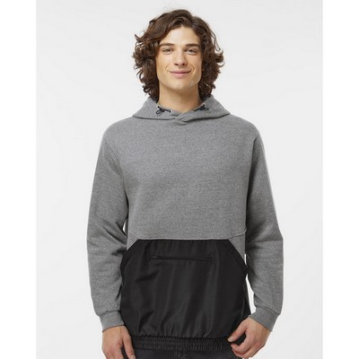 MV Sport Unisex Mixed Media Hooded Sweatshirt - 23112