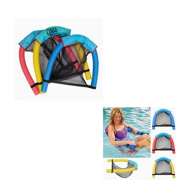 Pool Floating Chair Foam Noodle Seat Water Hammock Lounger