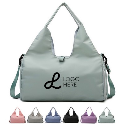 Unisex Gym Bag w/Yoga Mat Holder