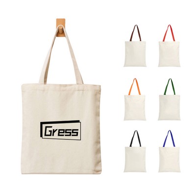 Promotional shopping canvas tote bag