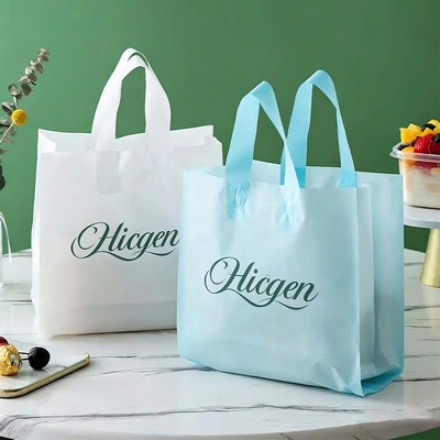 12" High Clear Frosted Tote