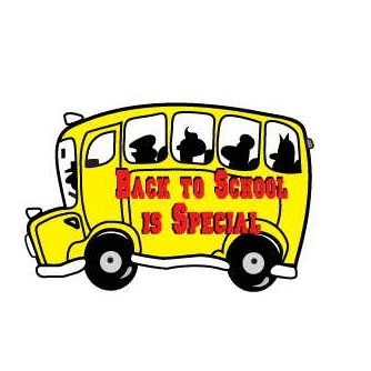 School Bus w/ Slogan Promotional Magnet w/ Strip Magnet (2 Square Inch)