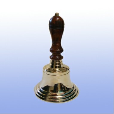 Brass Bell w/Wooden Handle
