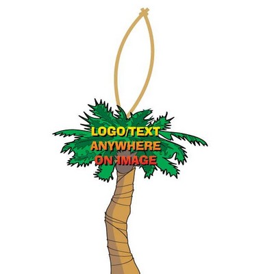 Palm Tree Promotional Ornament w/ Black Back (3 Square Inch)