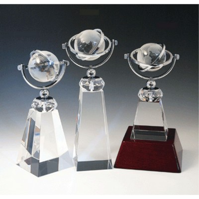 World Gyro Optic Crystal Award (2¾"x 11")