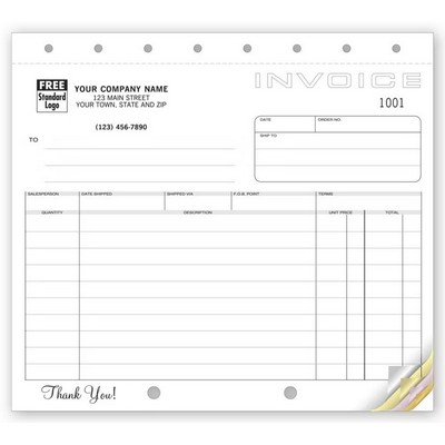 Small Shipping Invoices Forms (2 Part)