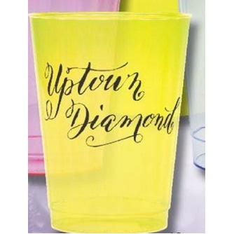 Neon Hard Plastic Shot Glass (10 Oz.)