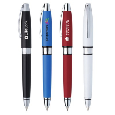 Beacon Light Up Metal Pen