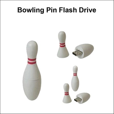 Bowling Pin Flash Drive - 16 GB Memory