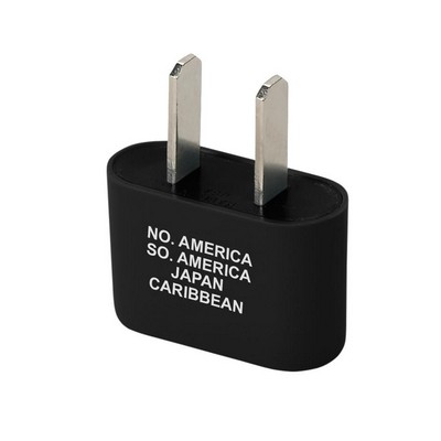 Ungrounded Smooth Trip Travel Gear by Talus® North & South American Adapter Plug