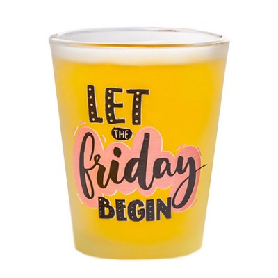 Customized Frosted Shot Glass- 175 Oz