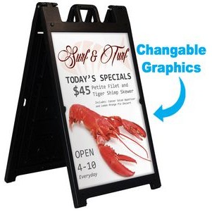 Deluxe Sandwich Board Coroplast Replacement 24" x 36"