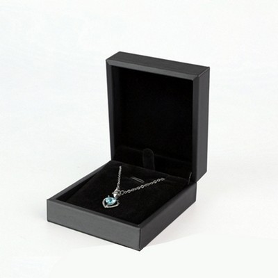 Premium PU Leather Jewelry Necklace Boxes Gift Boxes Jewelry Case for Pendants