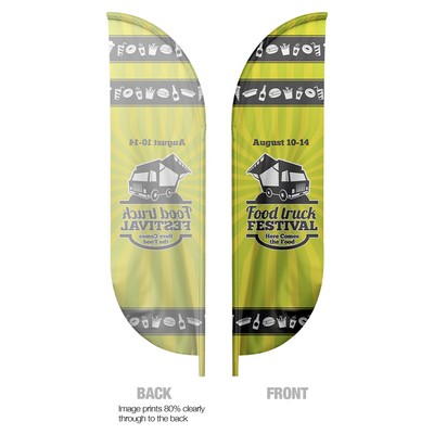 Blade Flag Single 10 FT Graphic