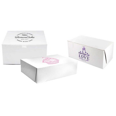 Short-Run Printed Bakery Box (6"x6"x2.5")