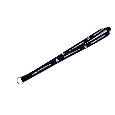 1/2" Nylon Lanyards W/Split Key-Ring