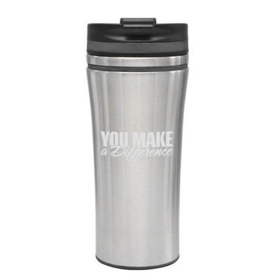 Laser Etched Color Band Tumbler 14 Oz.