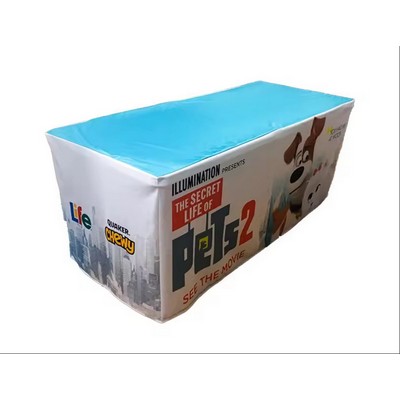 Economic Budget Tablecloth FITTED 4 Side 4' 160g
