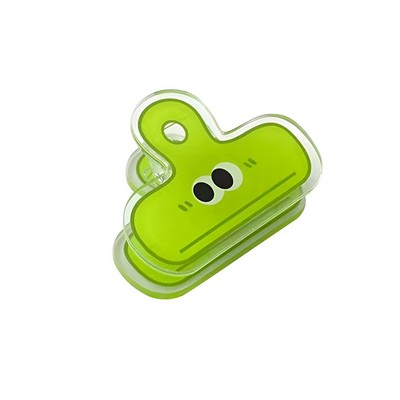 Cartoon Face Acrylic Paper Clip