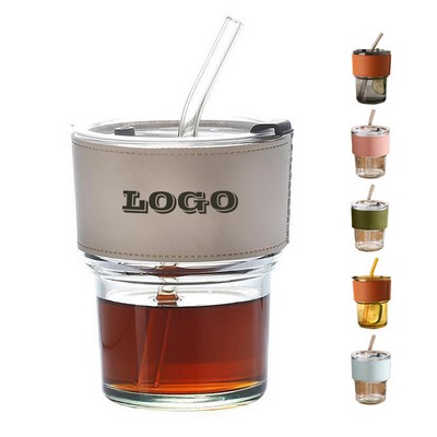 Bamboo-Shaped Glass Tumbler