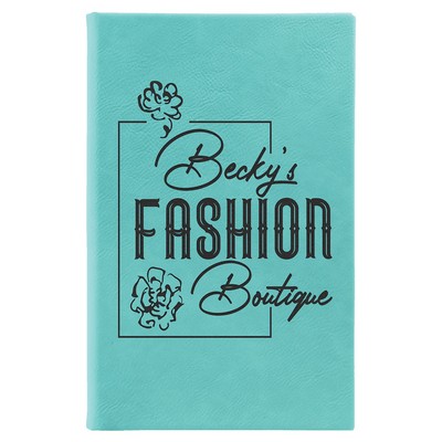 Leatherette Sketch Book with Unlined Notepad