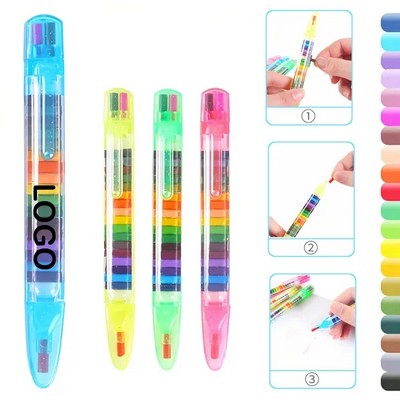 20" 1 Stackable Multicolor Crayon