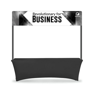 Table Top Banner Display Package, Double Sided (8.04' x 1.48ft)