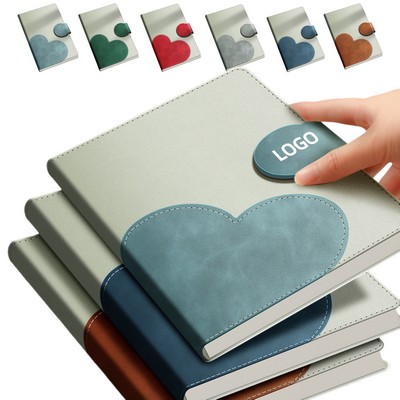 A5 Creative Heart-Shaped Buckle Notebook
