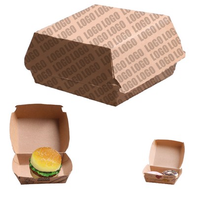 Custom Kraft Burger Box