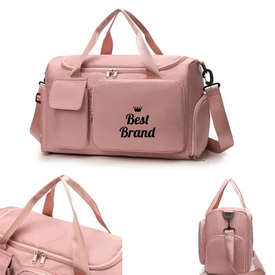 Dual-Function Gym Duffel (Shoe/Dry-Wet) for Men & Women