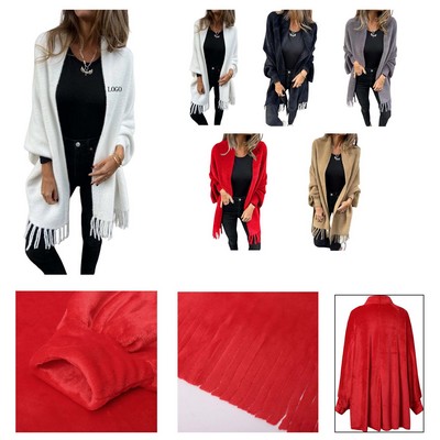 Womens Imitation Mink Velvet Cape (S-5XL)