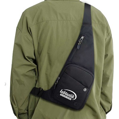Sling Bag for Men Women Shoulder Bag Backpack Strap Pockets Chest Bag for Running Hiking Camping