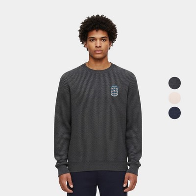 Bryce Cotton-Poly Corded Crew Reverse Terry Sweatshirt