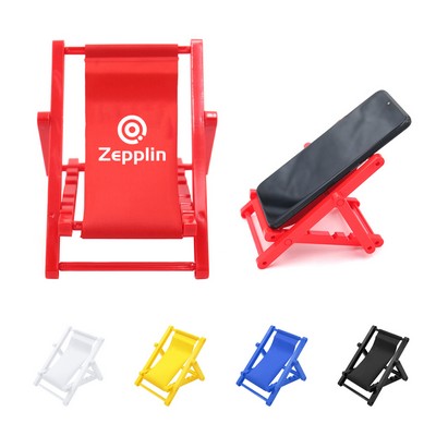 Plastic Foldable Mini Beach Chair Cell Phone Stand