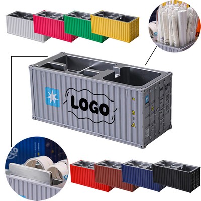 Shipping Container Model Pen Holder