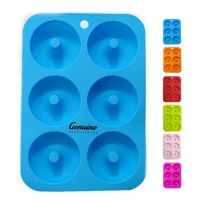 Food-Grade Flexible Silicone Doughnut Mold