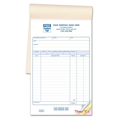 Sales Books - Classic Collection™, Large, Custom Wording (2 Part)