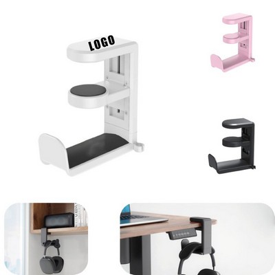 4" Rotating Aluminum Alloy Headphone Stand