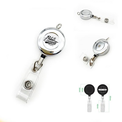 Metal Retractable Badge Holder Reel