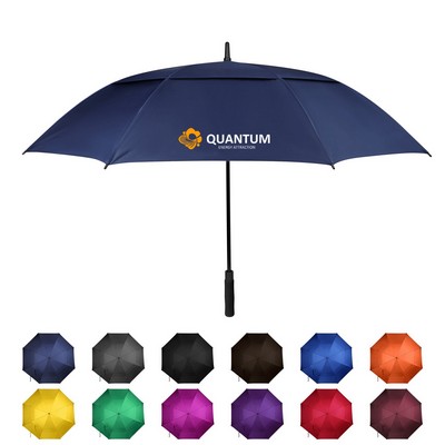61" Arc Double Canopy Vented Automatic Open Golf Umbrella