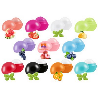 Fruit Round Shape Lip Balm