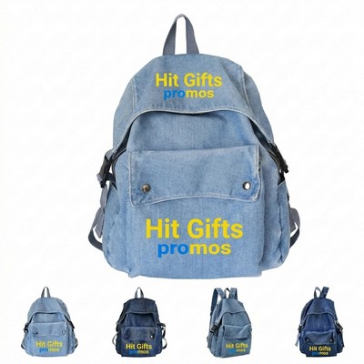 Denim Backpack