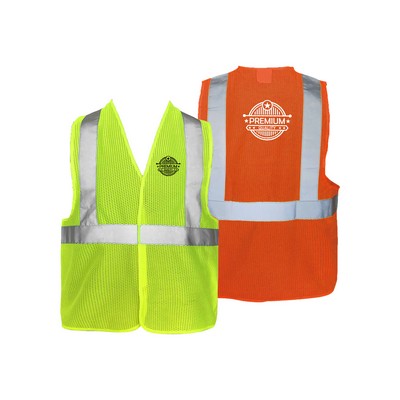 Mesh Fabric Reflective Safety Vest