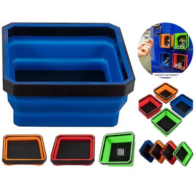 Collapsible Magnetic Parts Organizer