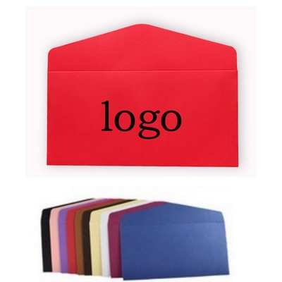 Custom Colored Pearl Paper Gilded Gift Envelope