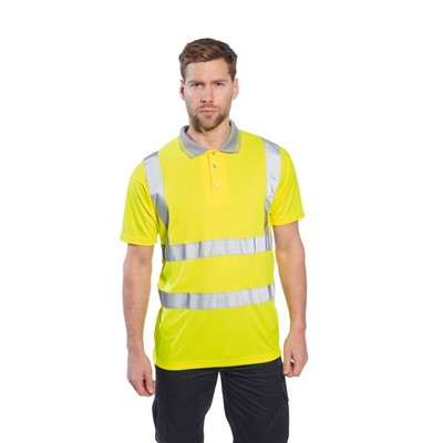 Portwest Hi-Vis Polo Short Sleeve Shirt