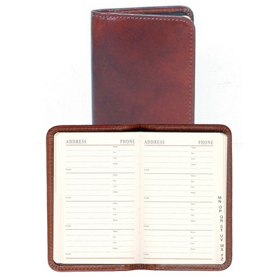 Italian Leather Personal Telephone/Address